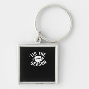 Tis The Season Football Game Day Essential Key Ring