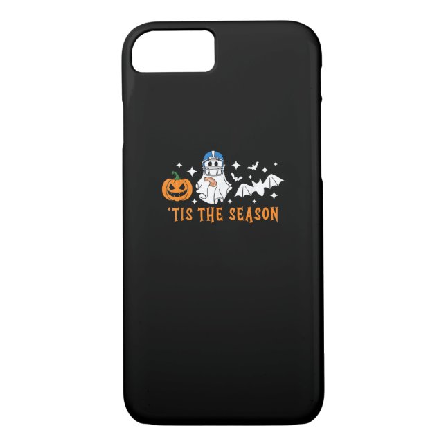 Tis The Season Football Halloween Spooky Pumpkin Case-Mate iPhone Case (Back)