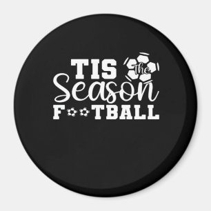 Tis The Season Football Magnet