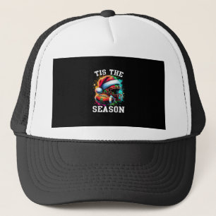 Tis The Season Football Mom Christmas Santa Hat Co