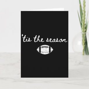 Tis The Season Football Mom Game Day Touchdown Sea Card
