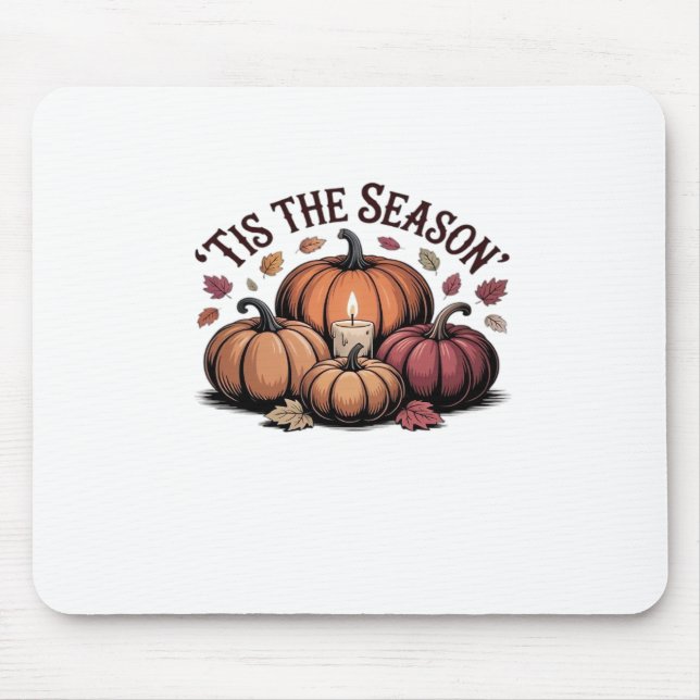 Tis The Season Football Mouse Mat (Front)