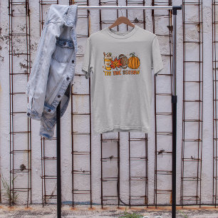 Tis the Season Football Pumpkin Fall  T-Shirt