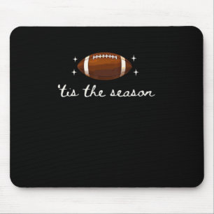 Tis The Season Football - Retro Football Game Day Mouse Mat