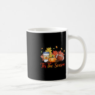Tis The Season Footll Fall Season Footll Pumpkin S Coffee Mug