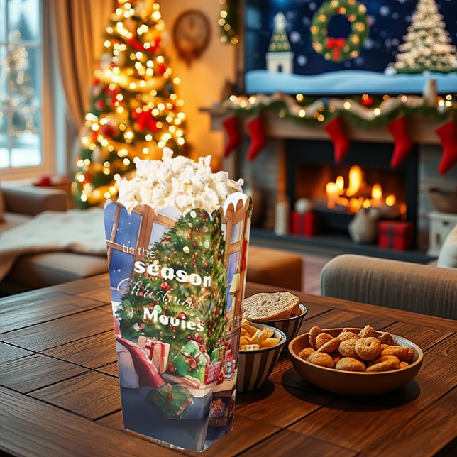 'Tis the season for Christmas Movies popcorn Favour Box (Creator Uploaded)