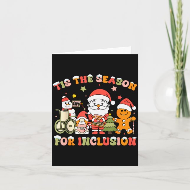 Tis The Season For Inclusion Ot Pt Slp Therast Chr Card (Front)