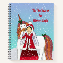 'Tis The Season For Winter Magic Spiral Notebook