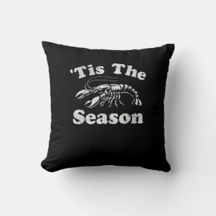 Tis The Season Funny Crawfish Boil Mardi Gras Caju Cushion