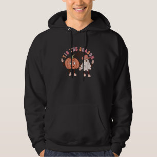 Tis the Season Funny Halloween Ghost Costum Design Hoodie