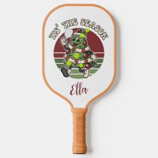 Tis' The Season. Funny Pickleball Saying Christmas Pickleball Paddle