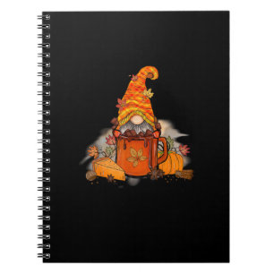 Tis The Season Gnomie Fall Coffee Retro Vintage Th Notebook