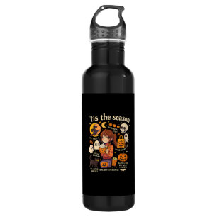 Tis The Season Halloween Anime Icons Fall Design 710 Ml Water Bottle