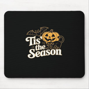 Tis The Season Halloween Bats Pumpkin Fall Funny C Mouse Mat