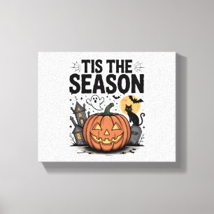 Tis the Season Halloween Canvas Print