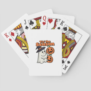 Tis The Season Halloween Costume Witch Hat Playing Cards