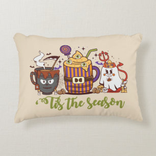 ‘Tis the Season Halloween Cup Trio Decorative Cushion