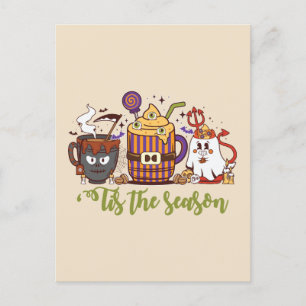 ‘Tis the Season Halloween Cup Trio Postcard