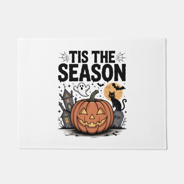 Tis the Season Halloween Doormat (Front)