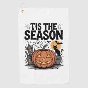 Tis the Season Halloween Golf Towel