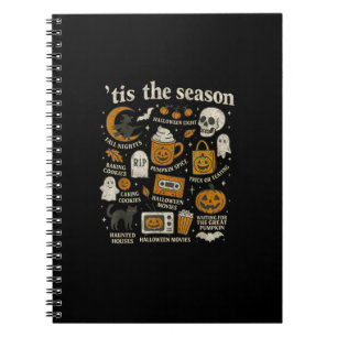 Tis The Season Halloween Icons Fall Design Notebook