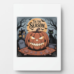 Tis the Season Halloween Plaque