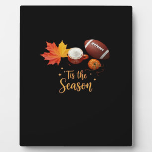 Tis The Season Halloween Retro Design Plaque