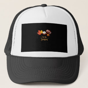 Tis The Season Halloween Retro Design Trucker Hat