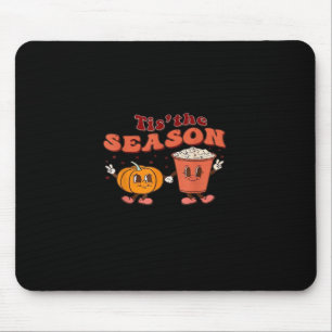 Tis The Season Halloween Spice Fall Autumn Pumpkin Mouse Mat