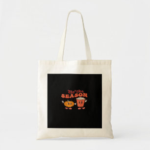 Tis The Season Halloween Spice Fall Autumn Pumpkin Tote Bag