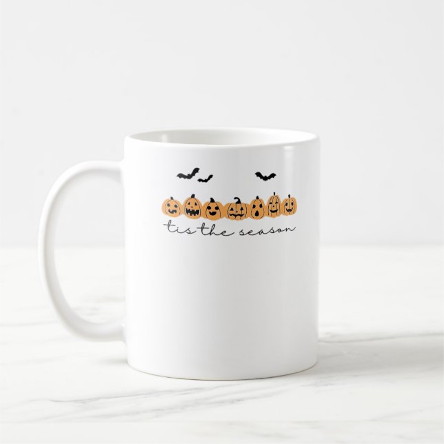 Tis The Season Halloween Spooky Season Halloween D Coffee Mug (Left)