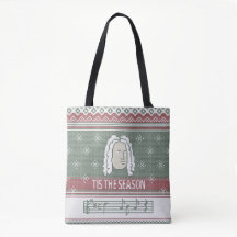 Tis the season Handel Messiah faux sweater knit