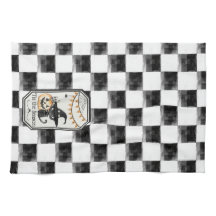 "Tis The Season Happy Halloween Chequerboard