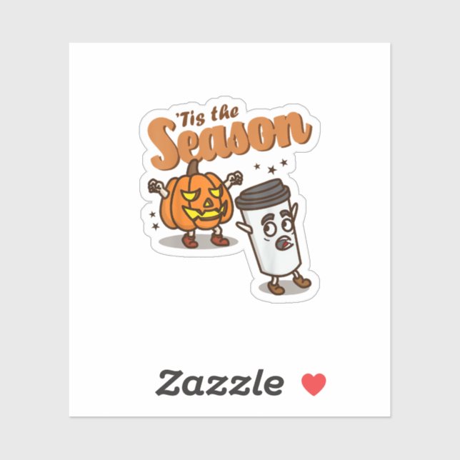 Tis The Season Hate Pumpkin Spice Latte Halloween  (Sheet)