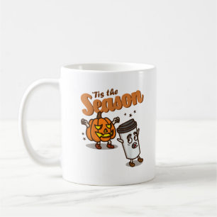 Tis The Season Hate Pumpkin Spice Latte Halloween Coffee Mug