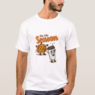 Tis The Season Hate Pumpkin Spice Latte Halloween T-Shirt