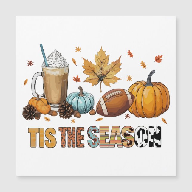 Tis the Season Herbstzeit mit Football und Kaffee (Front)