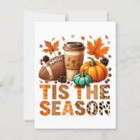 Tis the season Herbstzeit mit Football und Kaffee