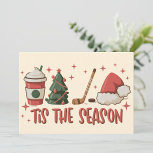 Tis The Season Hockey Winter Sports Holiday 