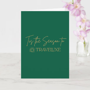 Tis the Season Holiday Card Green