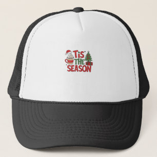 Tis The Season Holiday Cheer Christmas  Trucker Hat