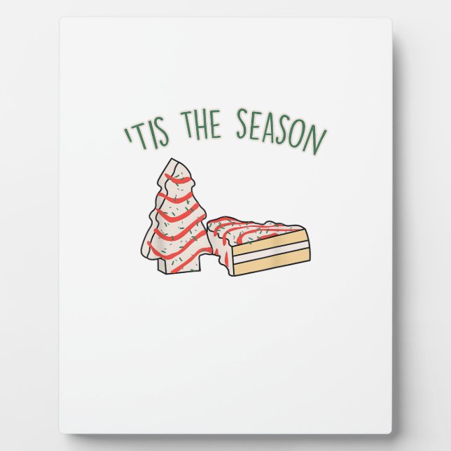 Tis The Season Holiday Christmas Plaque (Front)