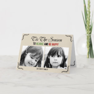 Tis The Season Holiday Photo Card