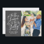 Tis The Season Holiday Photo Card<br><div class="desc">Celebrate the season with this modern and stylish holiday card from Berry Berry Sweet. Visit www.berryberrysweet.com for more design options.</div>
