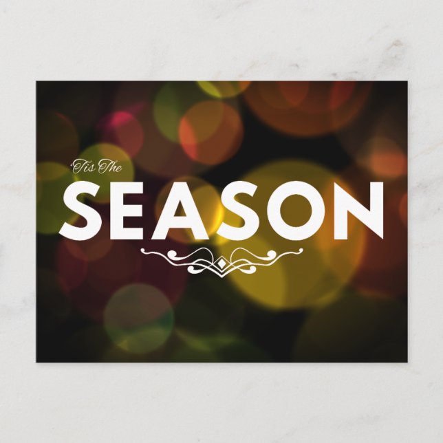 'Tis The Season Holiday Postcard (Front)