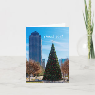 Tis The Season In Dallas Thank You Card