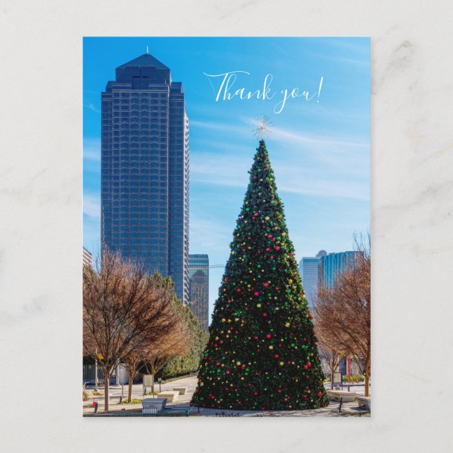 Tis The Season In Dallas Thank you Postcard (Front)
