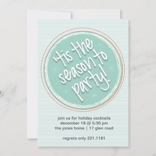 'Tis the Season Invitation (Front)