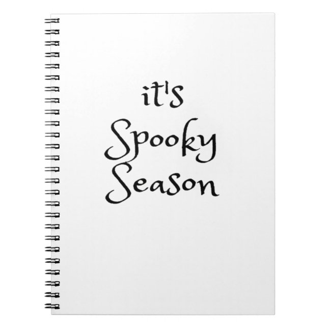 Tis The Season - Its Spooky Season Notebook (Front)