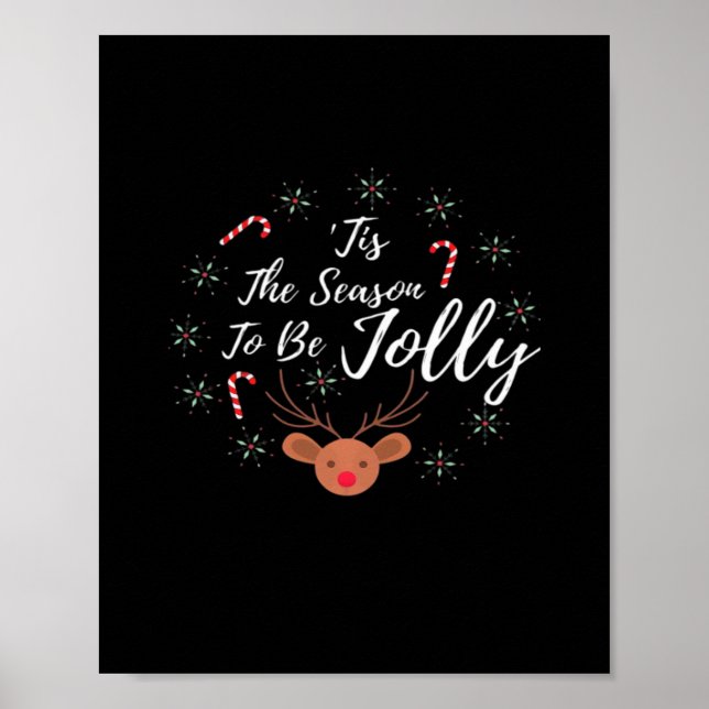 Tis The Season Jolly Poster (Front)